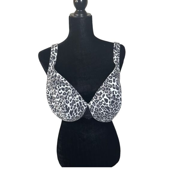 Cacique Push Up Bras Beige and Animal Print Size 42D - Picture 7 of 9